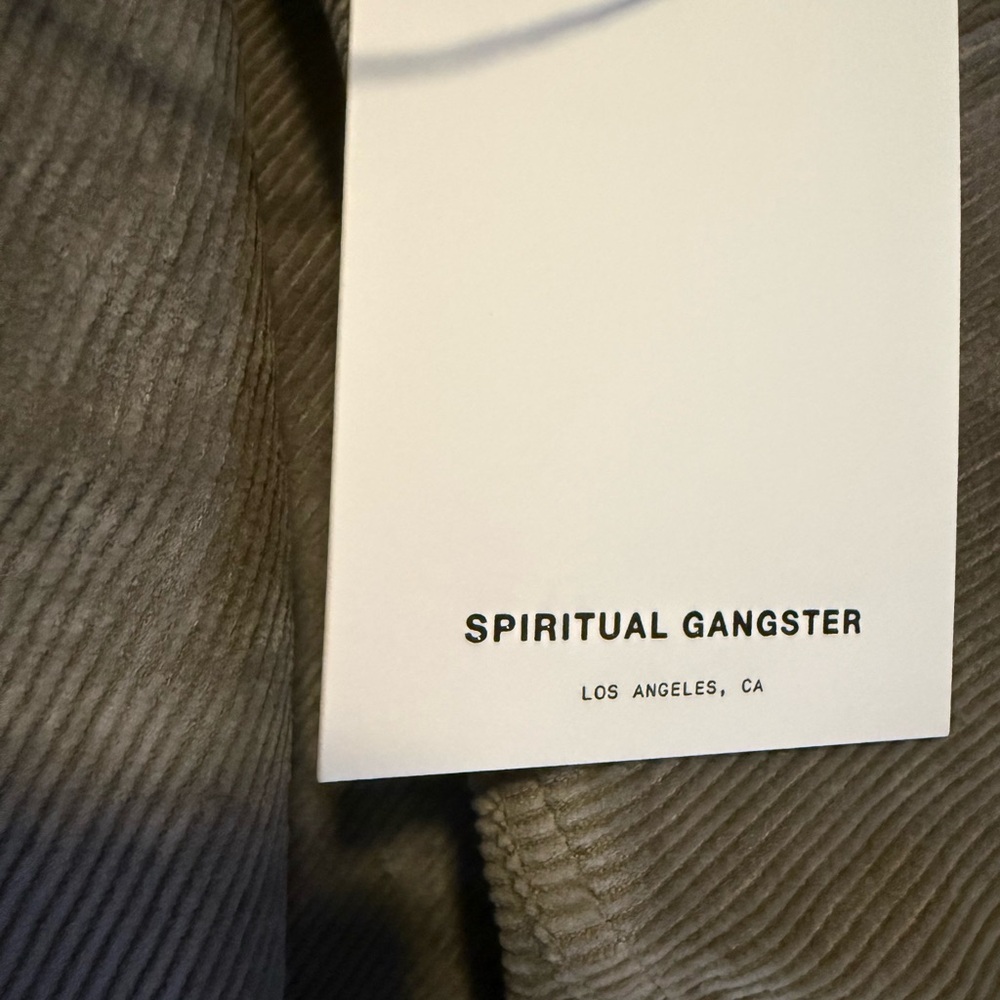 Spiritual Gangster Crop Corduroy Shirt Jacket Size Medium NWT - Picture 9 of 9